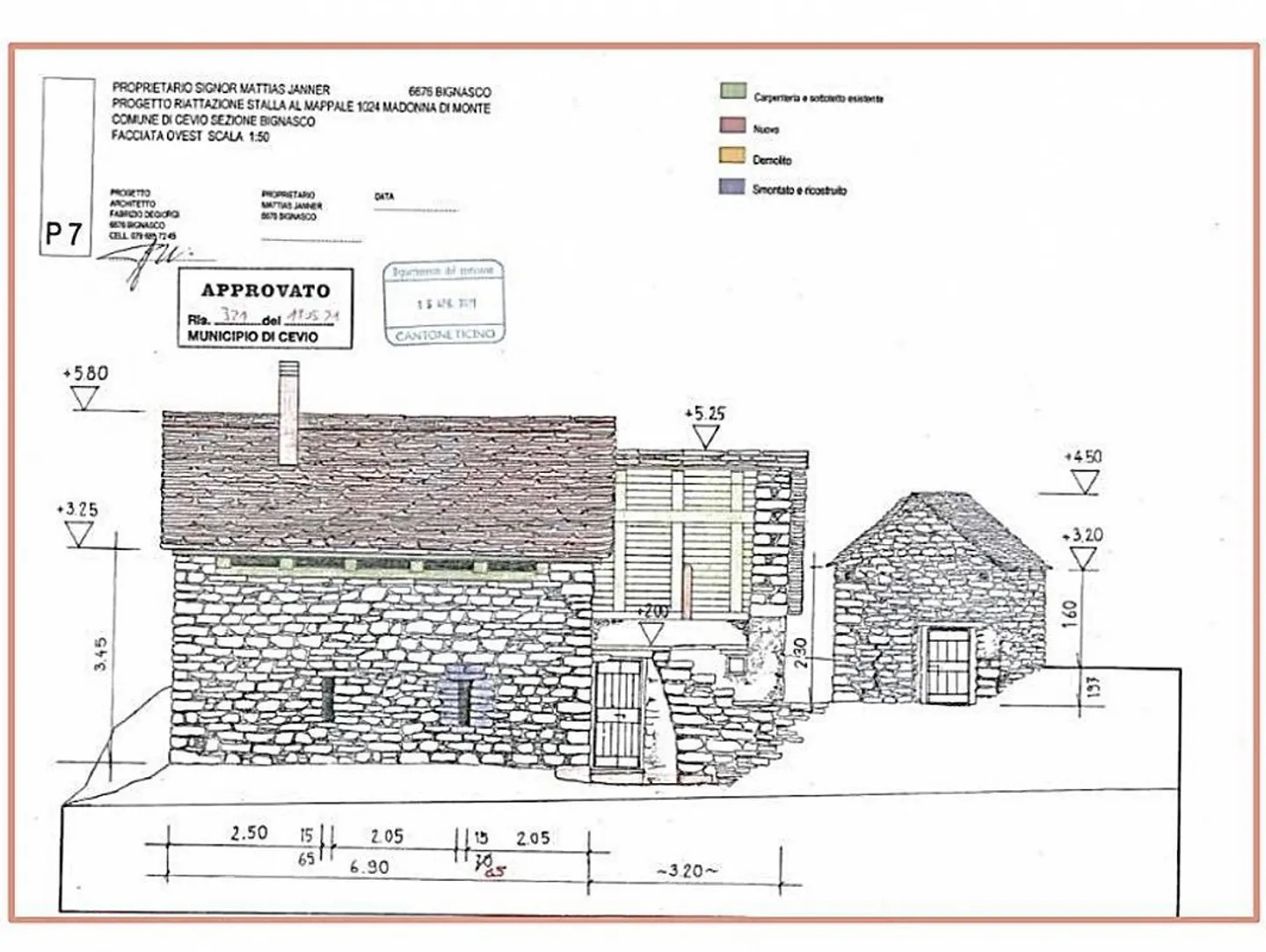 Rustico 2 1/2 camere da ampliare con permesso di costruzione, molto tranquillo... - Foto 8 di 9