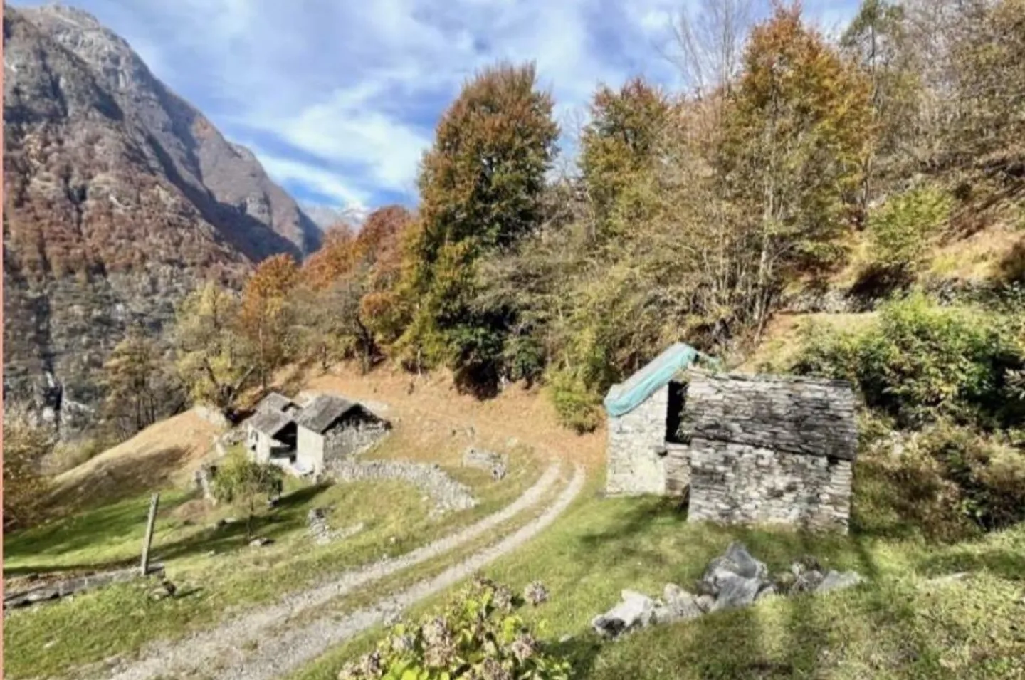 Rustico 2 1/2 camere da ampliare con permesso di costruzione, molto tranquillo... - Foto 3 di 9