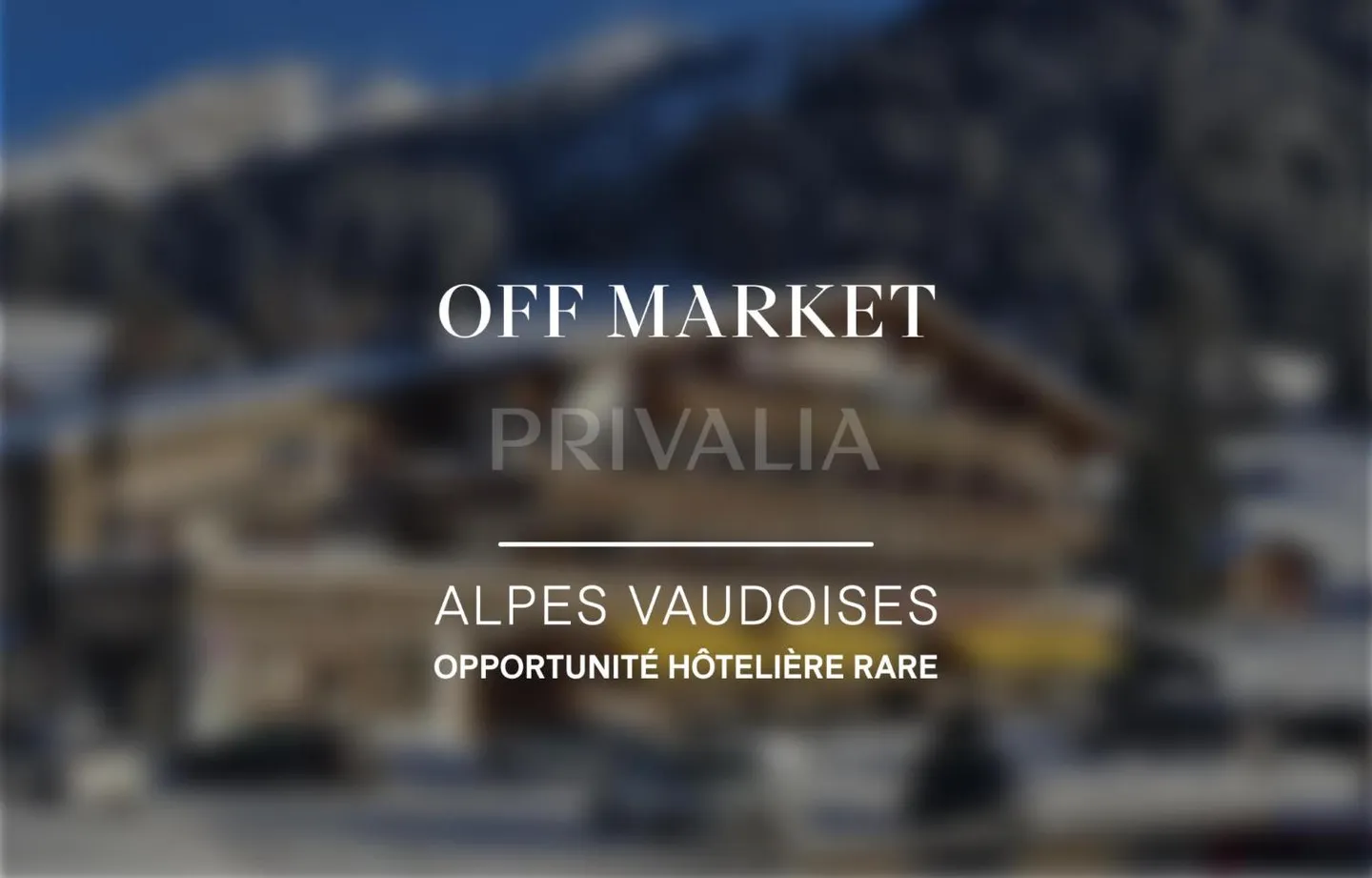 Rare hotel opportunity in the Vaud Alps - Photo 1 of 2