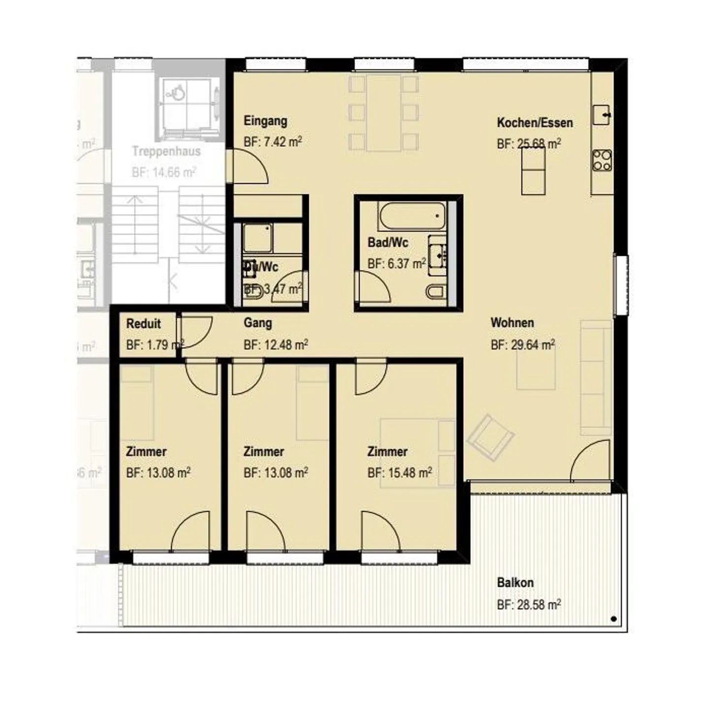 Moderne Wohnung in grüner Umgebung - Foto 7 von 7