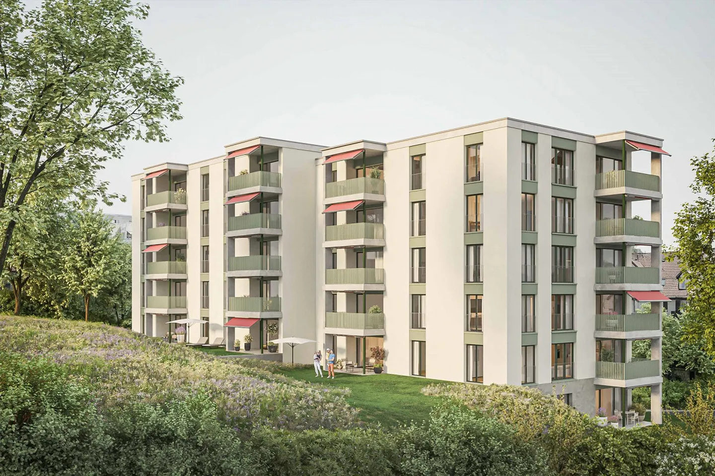 Neubauwohnung in Natur - Foto 1 von 2