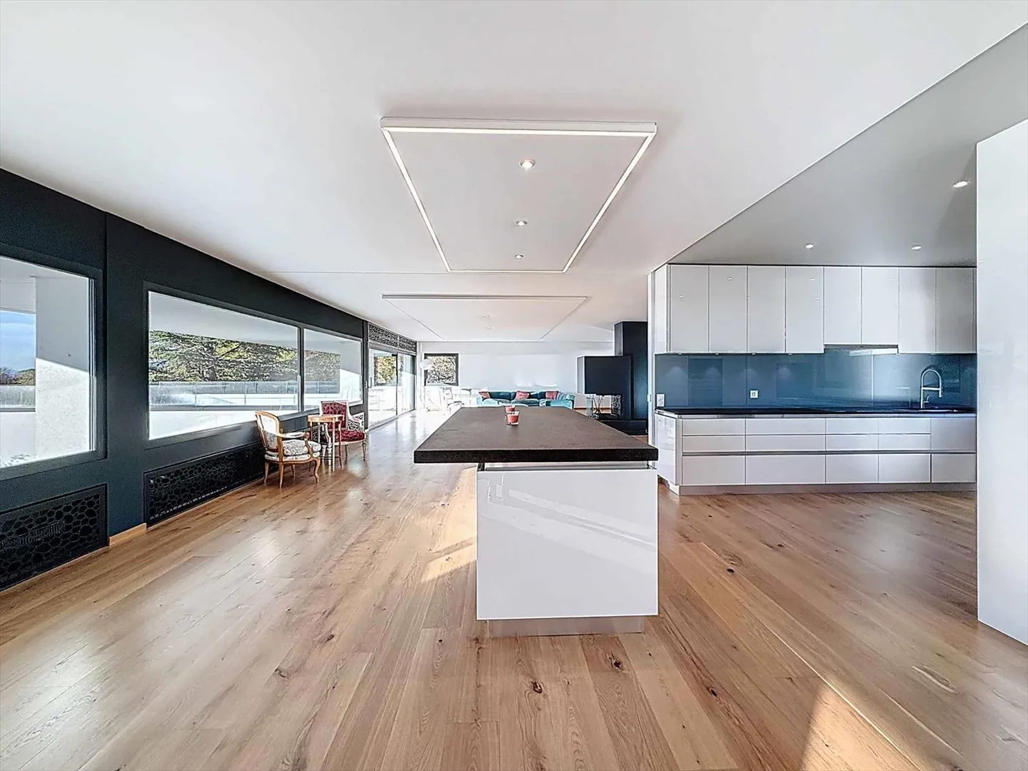 Stupenda vista senza ostacoli sulle Alpi e sul jet d'eau di Ginevra - Foto 4 di 13