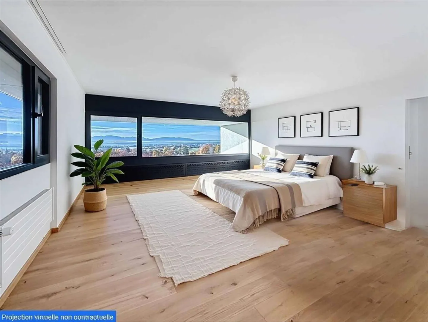 Stupenda vista senza ostacoli sulle Alpi e sul jet d'eau di Ginevra - Foto 6 di 13