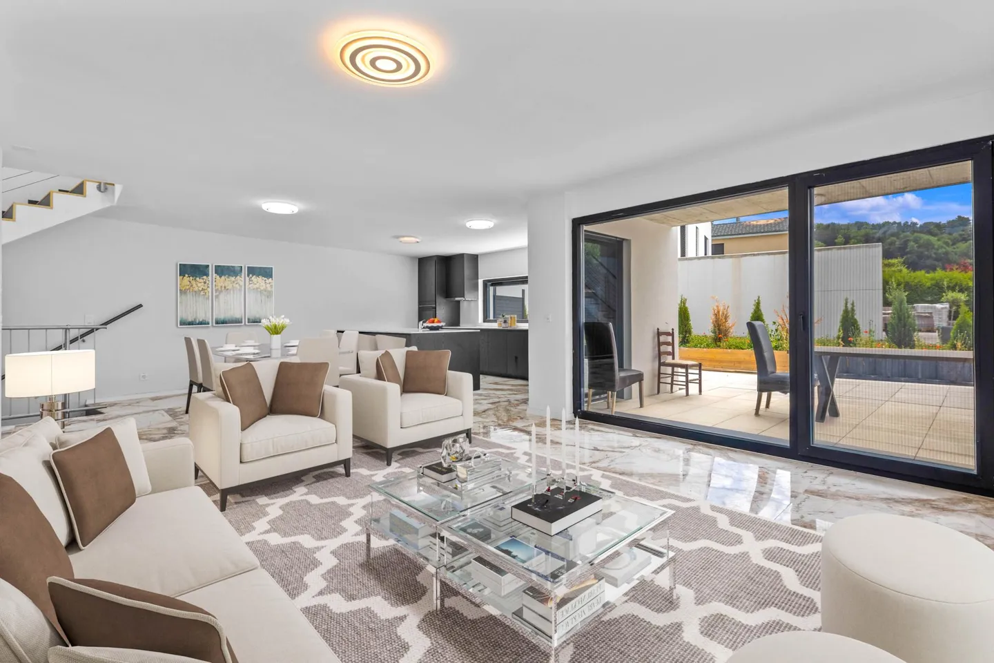 Splendida villa a schiera di 5,5 locali in affitto - Foto 1 di 11