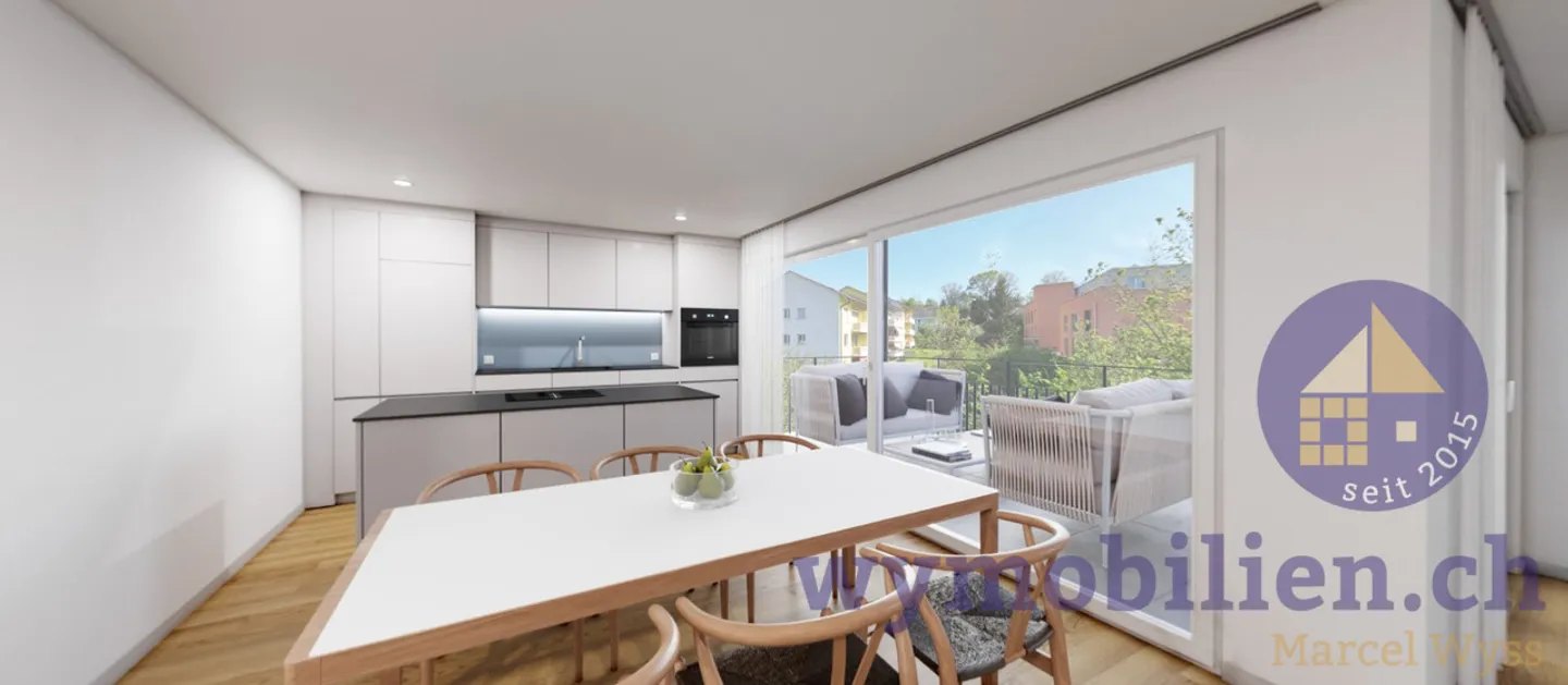 New Building Kirchberg: High-Quality 4 1/2 Condominium - Photo 5 of 6