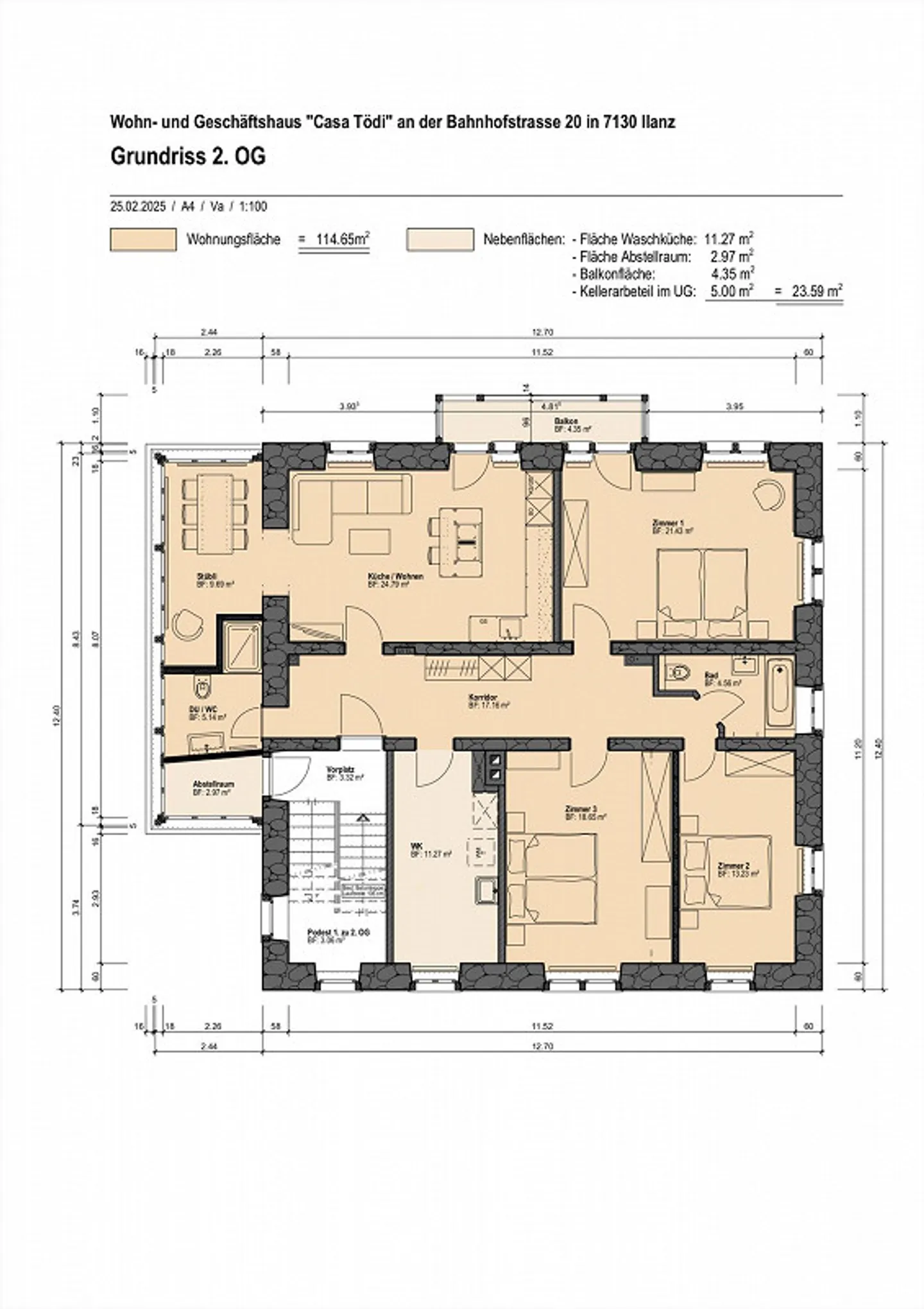 First occupancy after renovation centrally located in Ilanz - Photo 1 of 15