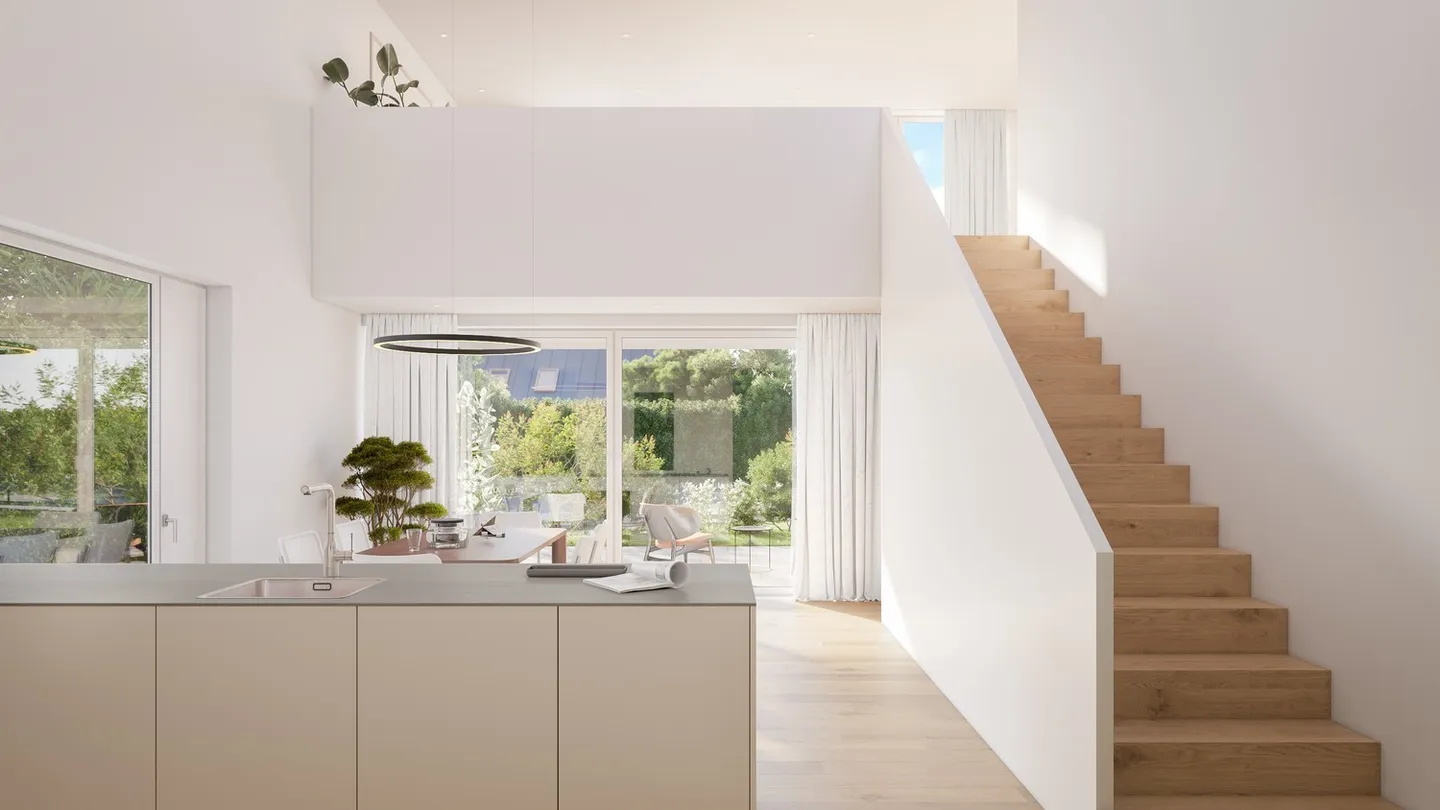 Maison jumelée exclusive de 5,5 pièces avec vue imprenable - Photo 3 sur 9