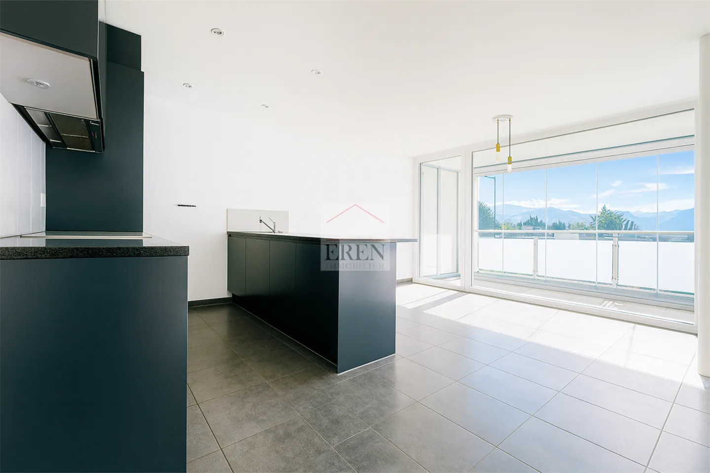Magnificent and bright 3.5 rooms with large glass terrace with sliding glass - Photo 9 of 13