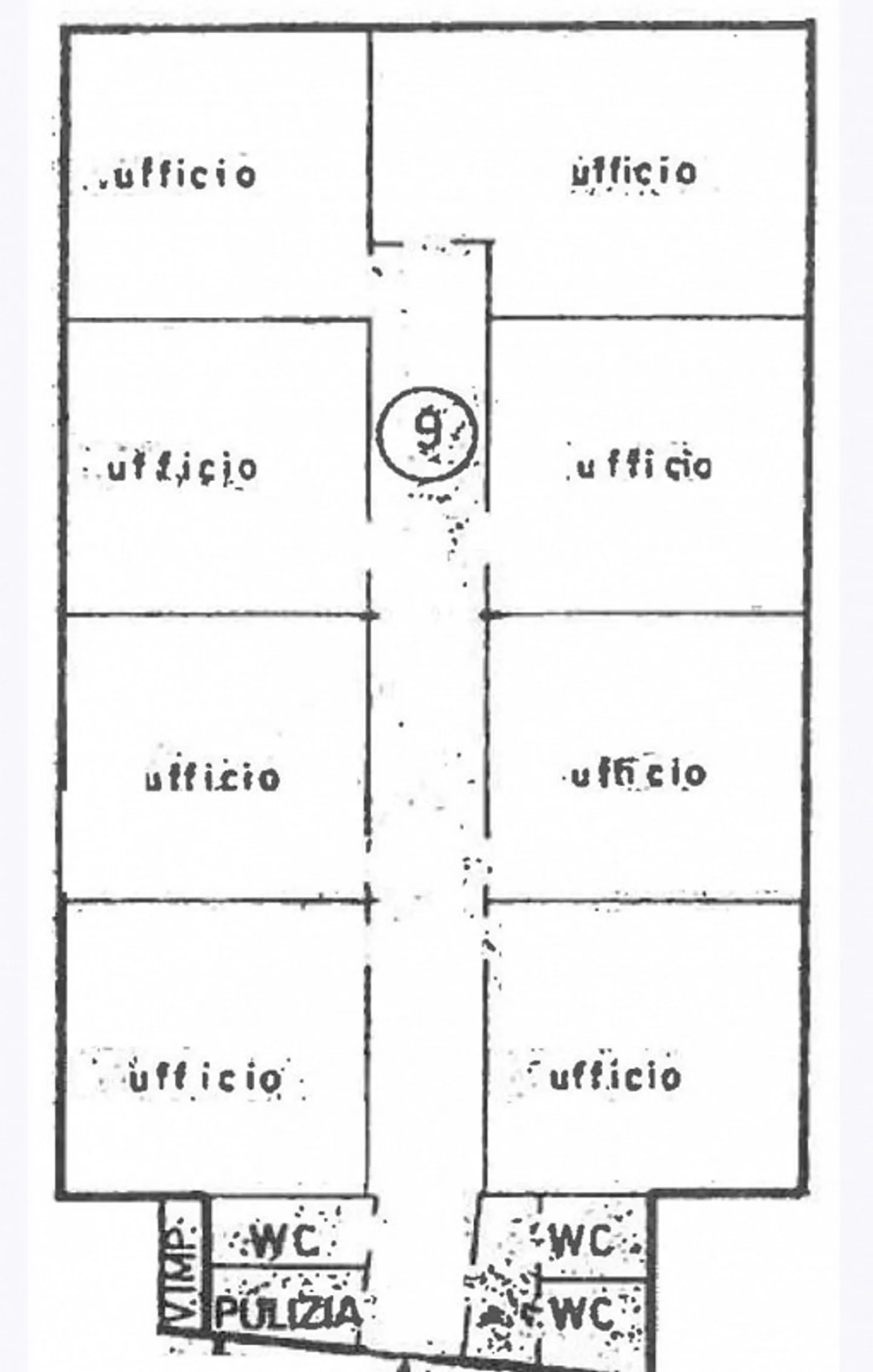 Mietung eines wunderschönen Büros mit Parkblick im Zentrum - Foto 7 von 7