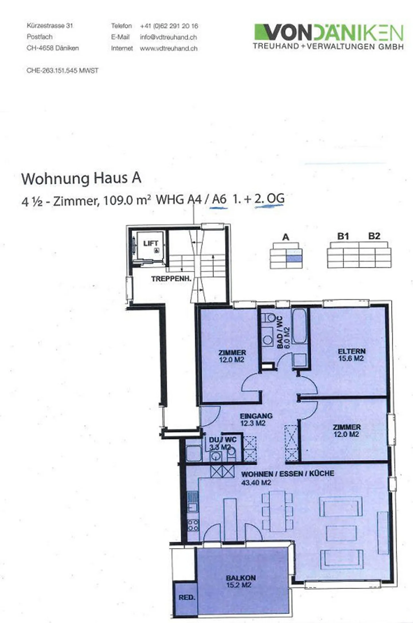 Charmante 4.5 Zimmer-Wohnung - Foto 12 von 12