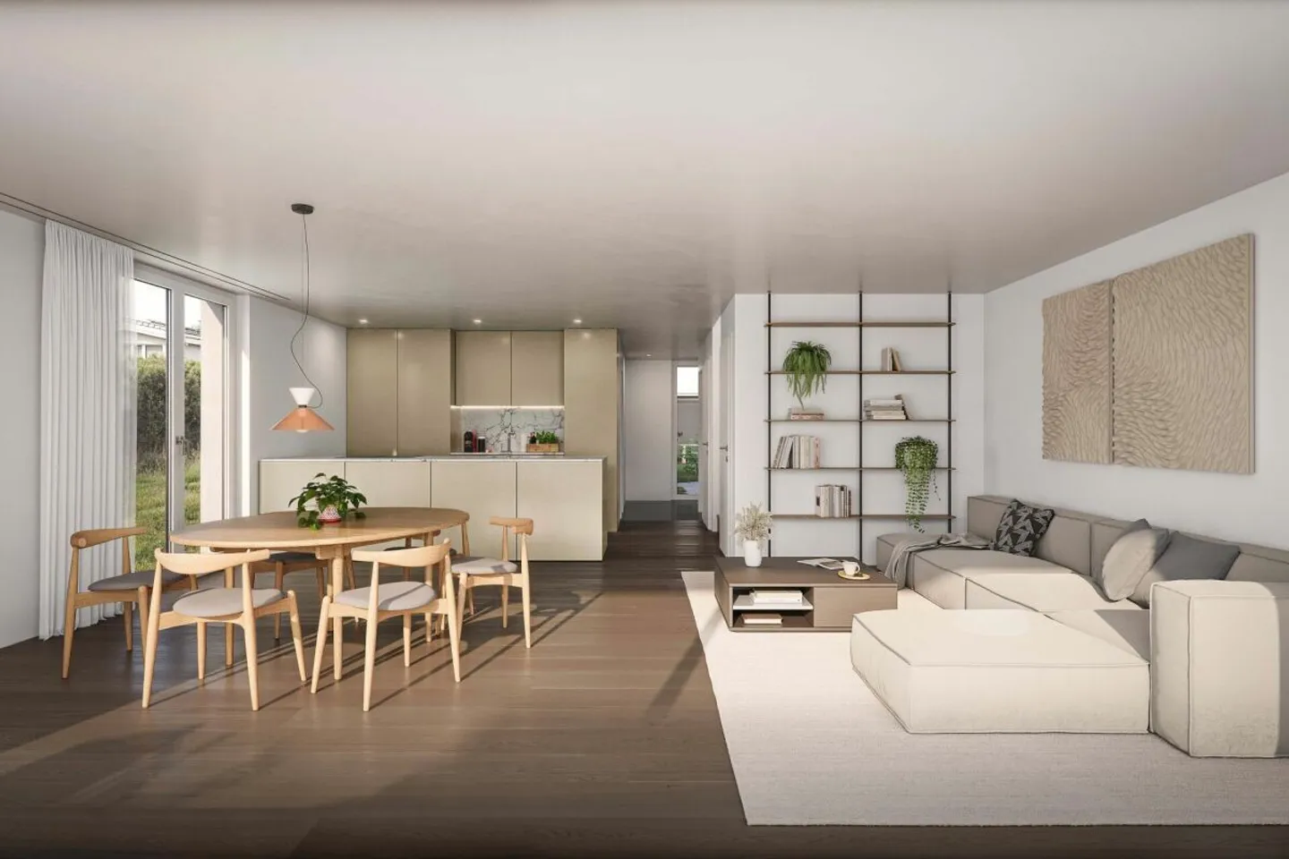 NEW BUILD: Your new home: Modern 5.5 room semi-detached house in a quiet neighborhood - Photo 6 of 11