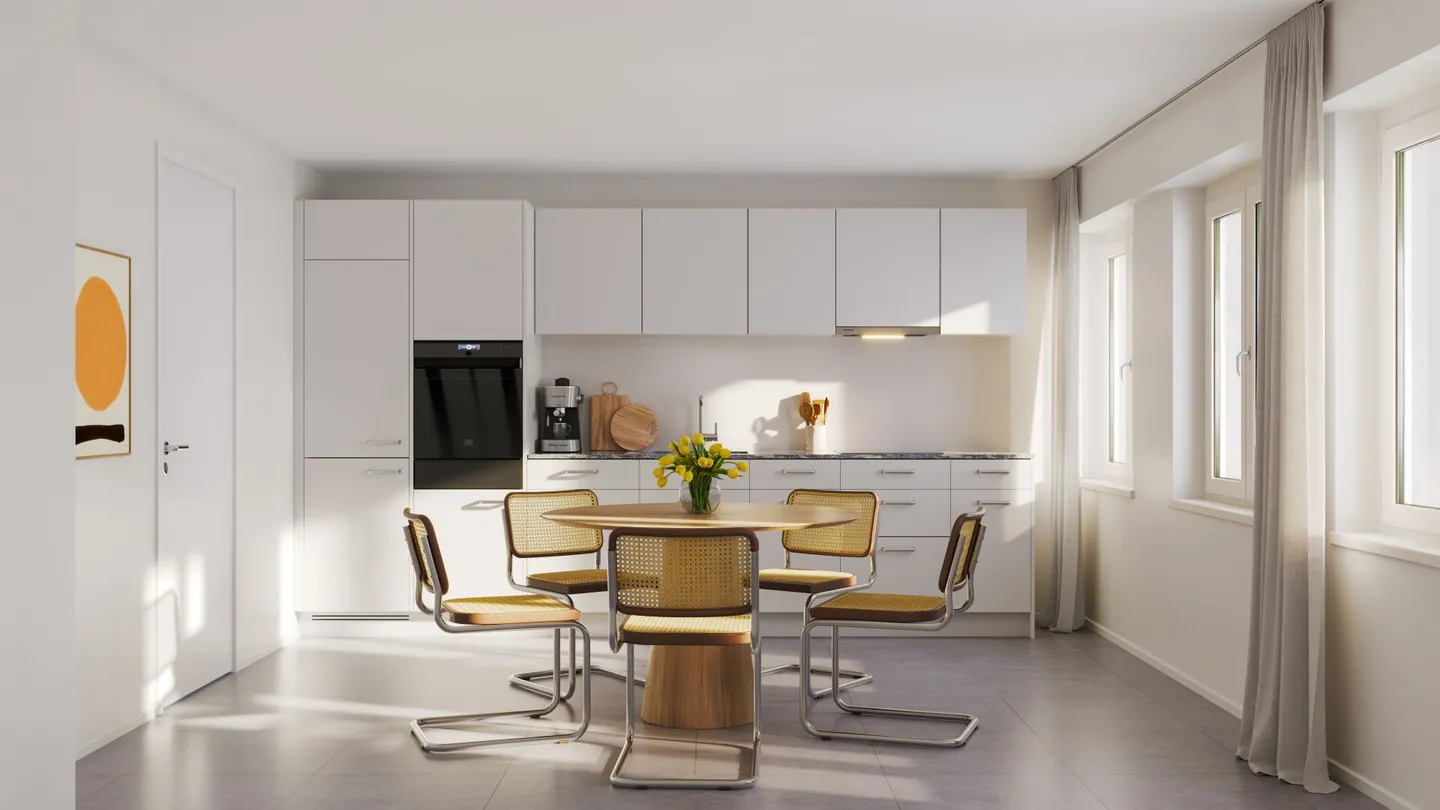 Première location : appartement de 2,5 pièces dans le quartier animé 4 - Photo 2 sur 7