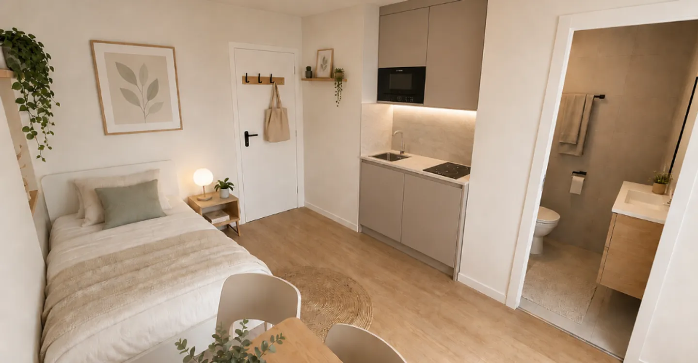 Vollständig renoviertes Studio im Herzen von Lausanne - Foto 1 von 4
