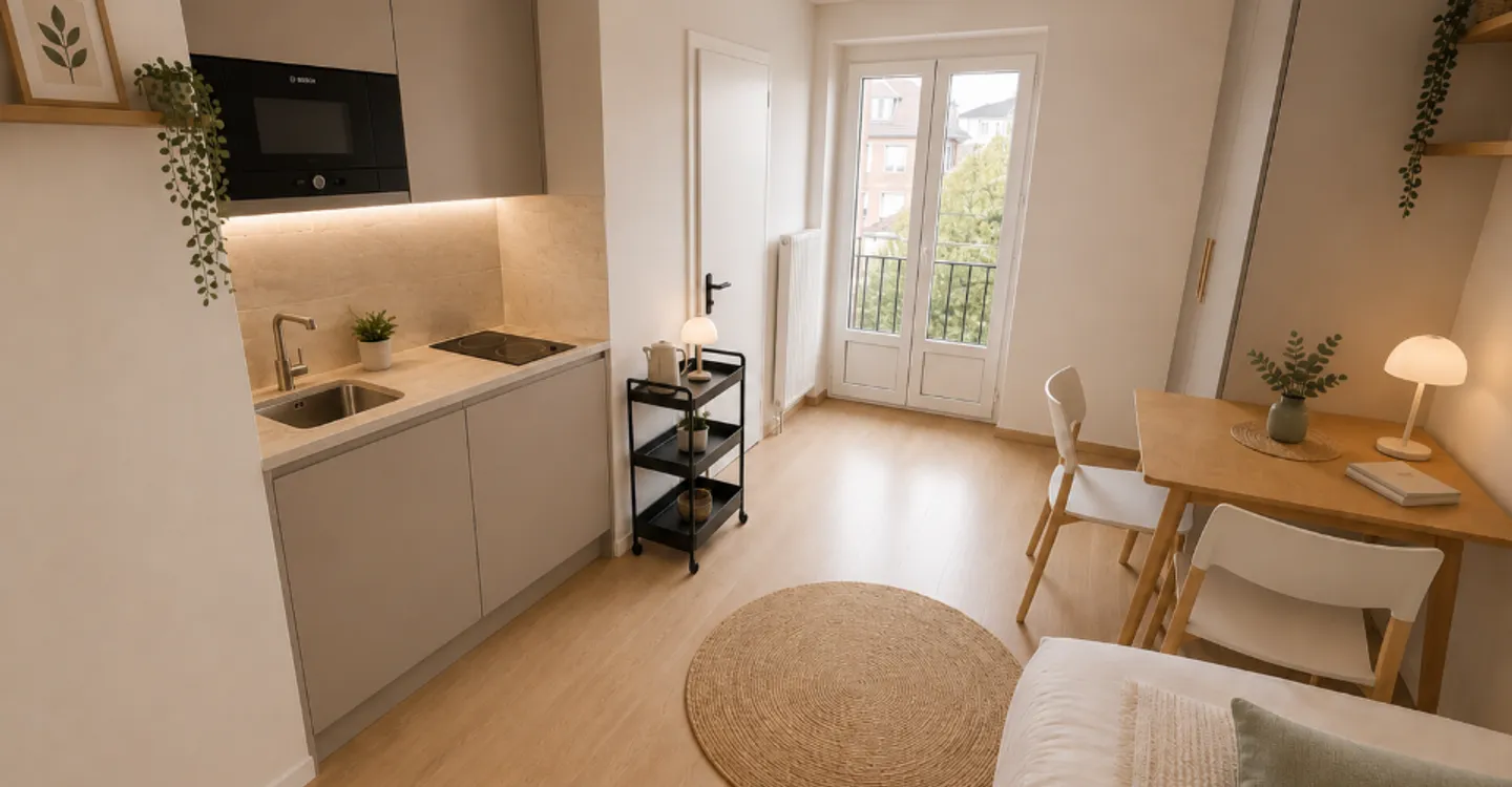 Vollständig renoviertes Studio im Herzen von Lausanne - Foto 3 von 4