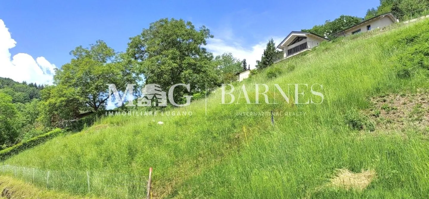 Aranno, Malcantone: Baugrundstück 1.230 qm - Foto 5 von 5