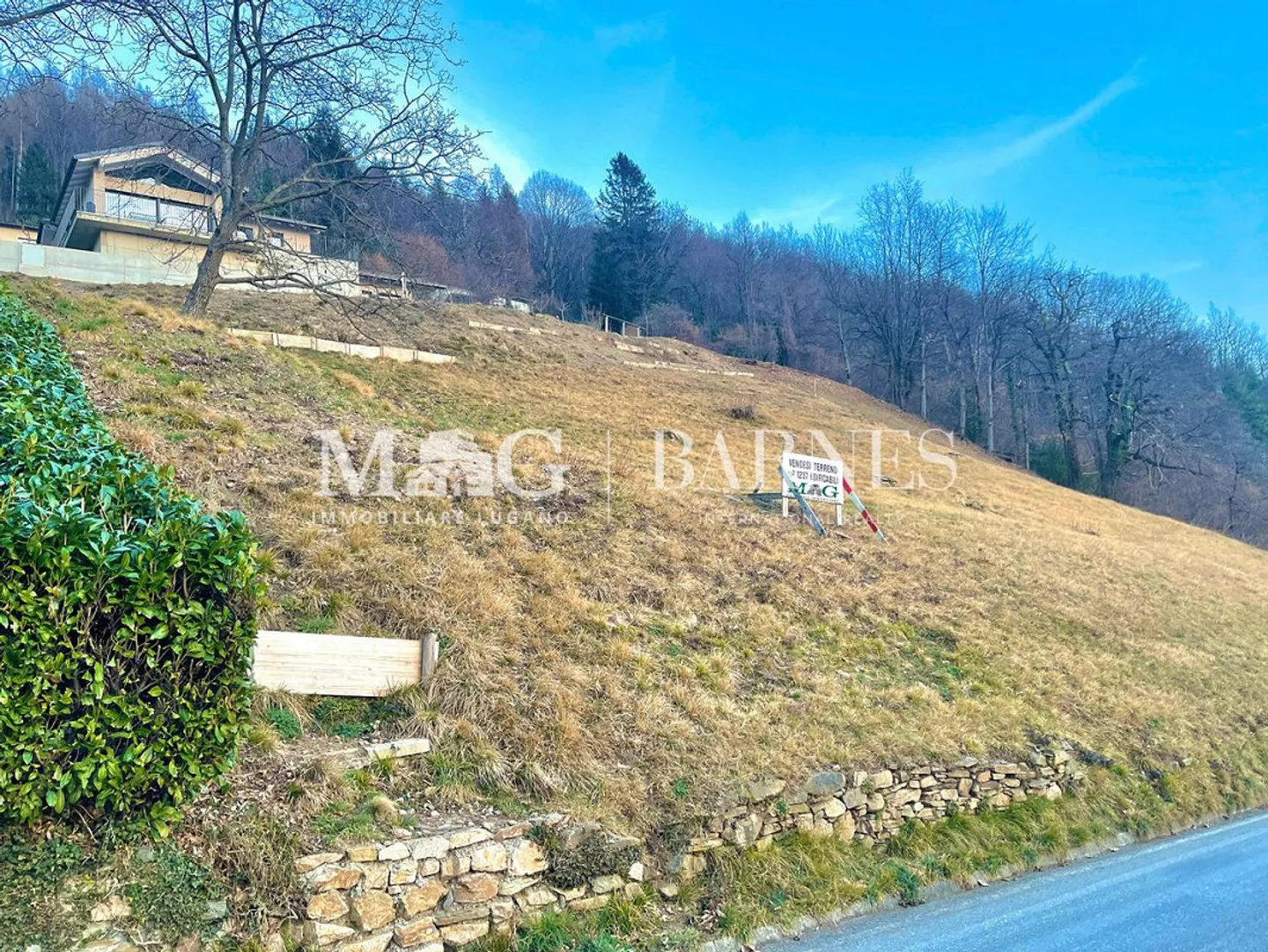 Aranno, Malcantone: Baugrundstück 1.230 qm - Foto 3 von 5