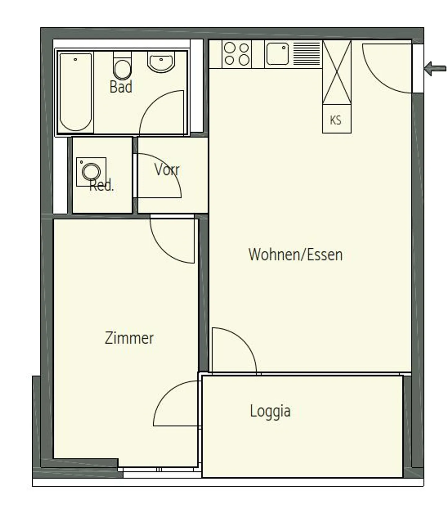 Moderne Wohnung mit Waschturm - Foto 8 von 8