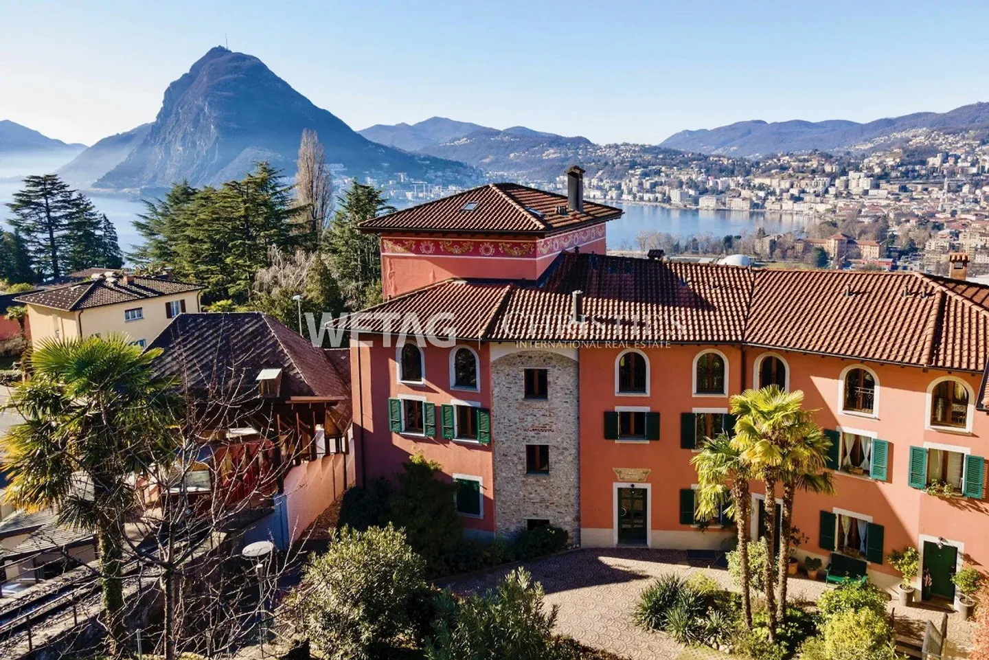 Lugano-Ruvigliana: elegant apartment with breathtaking lake view, pool & garden for sale - Photo 9 of 9