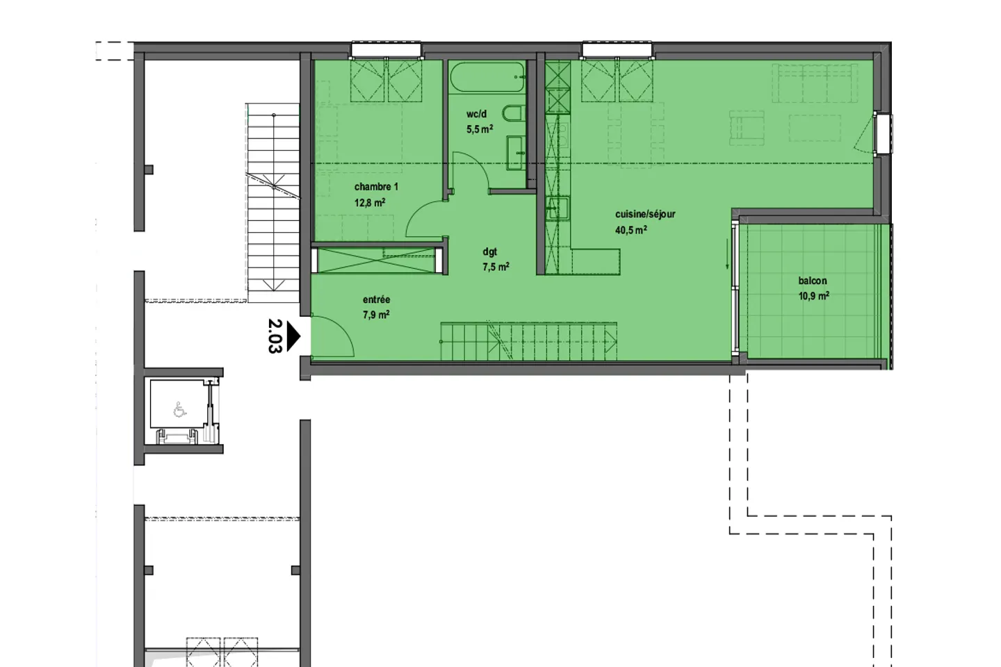 Charmant Appartement Duplex - Photo 3 sur 9