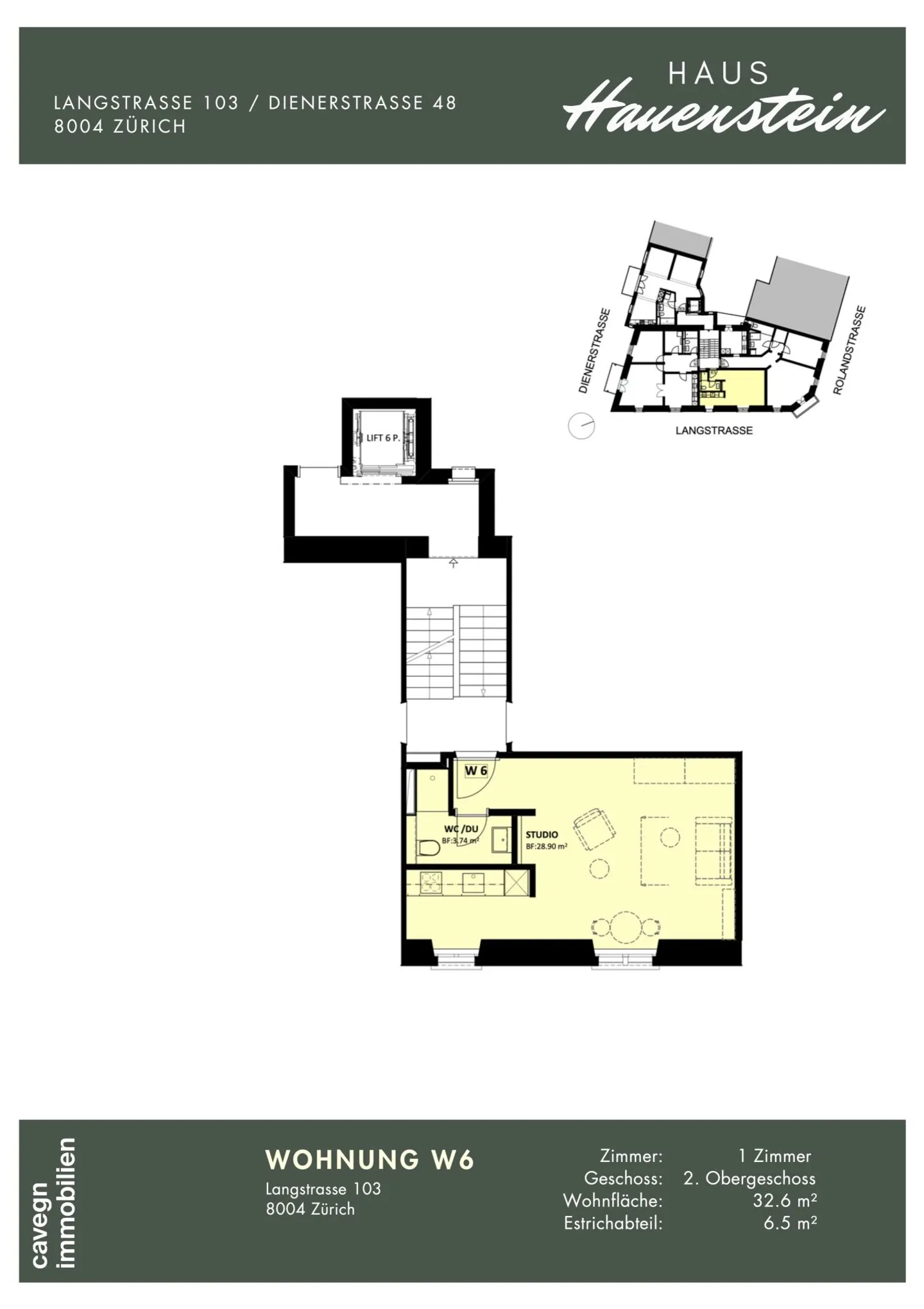 Prima occupazione: monolocale nel cuore di Zurigo - Foto 5 di 7