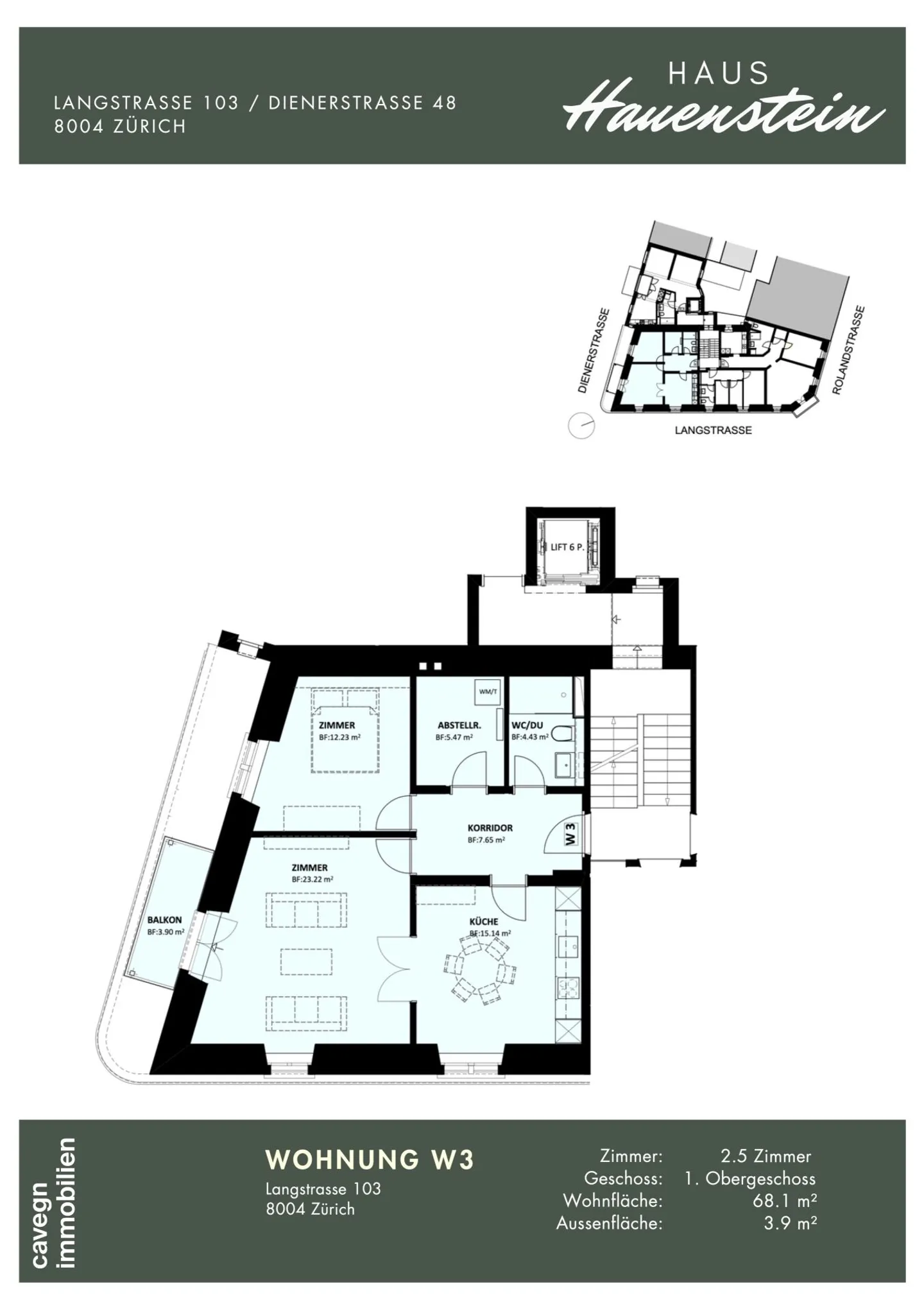 Première location : appartement de 2,5 pièces dans le quartier animé 4 - Photo 5 sur 7