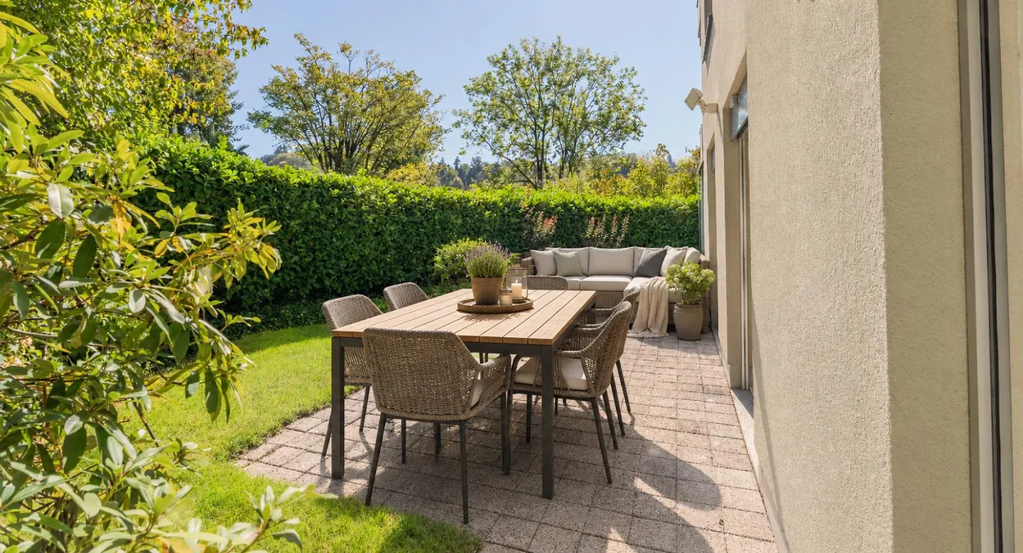 Grosszügige Gartenwohnung in Luzern - Foto 1 von 6