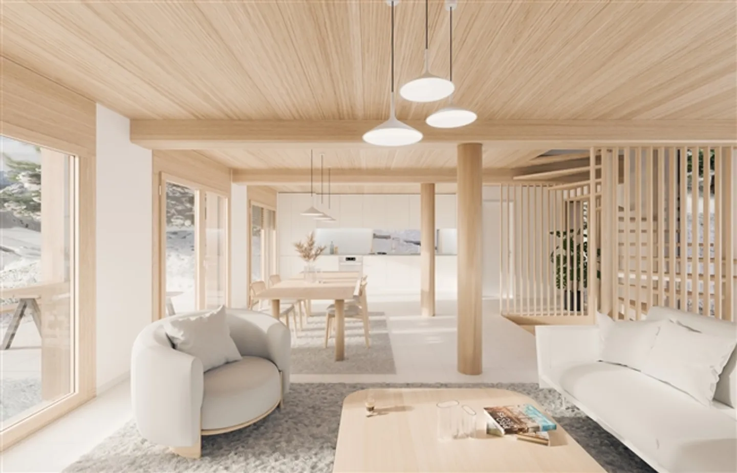 Vercorin - Roc d'Orzival A | Two chalets as primary residence with garage boxes - Work starting May 2025 - Photo 5 of 6