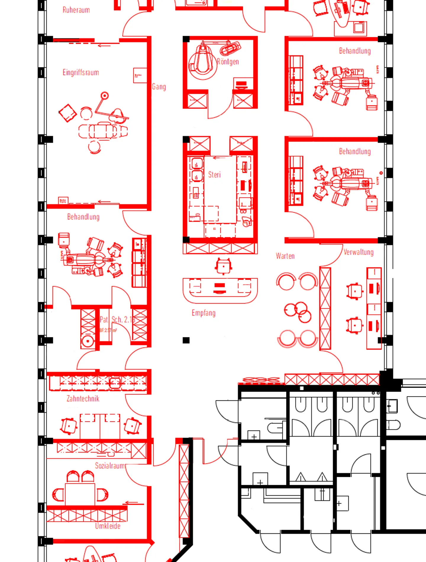 Zahnarztpraxisräumlichkeiten im Endausbau - Foto 16 von 16