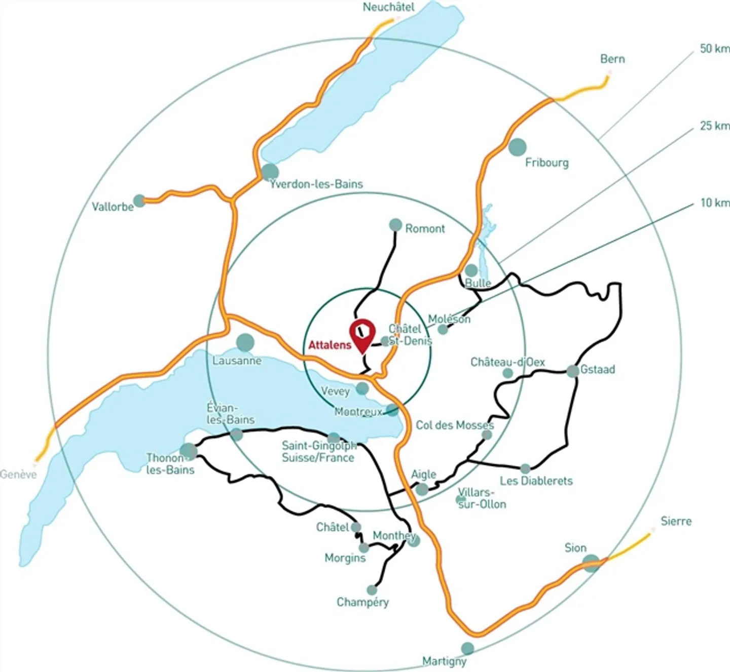 Apartment 4.5 rooms, garden level, in Attalens, Switzerland - Photo 2 of 8