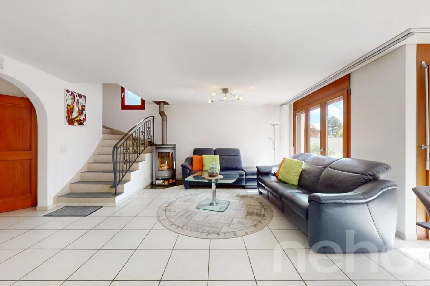 Casa unifamiliare ben tenuta con giardino, camino e garage - Foto 12 di 12