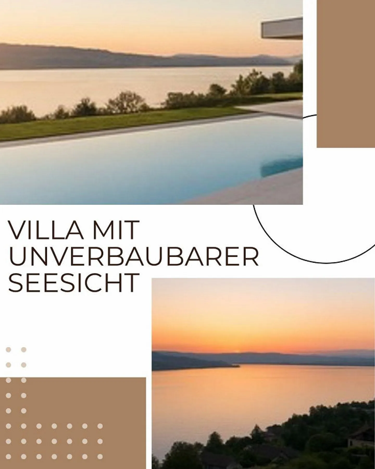 Villa moderna con vista lago non ostacolata e piscina - Foto 1 di 1