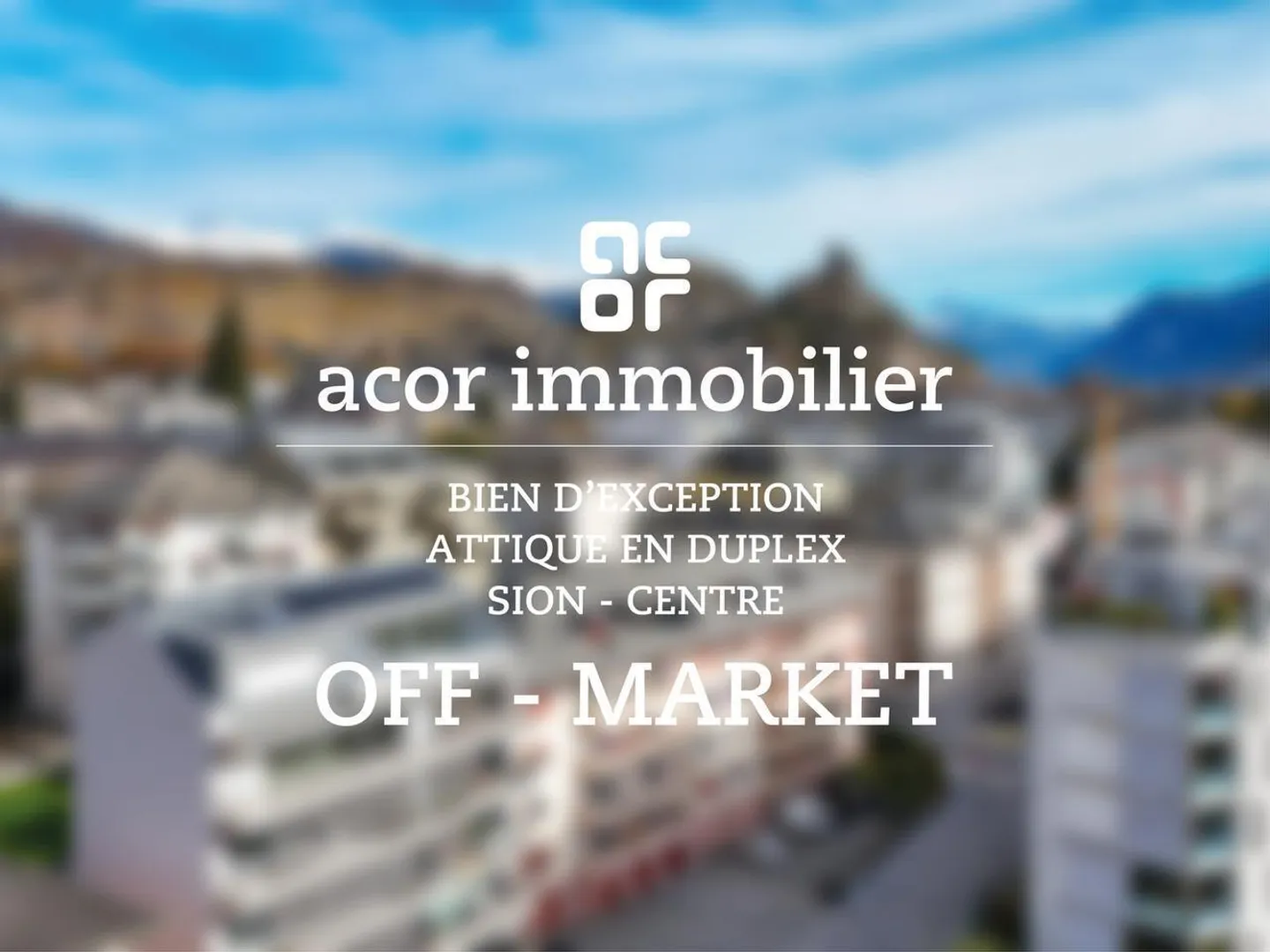 In vendita - Attico duplex eccezionale nel cuore del centro di Sion - Foto 1 di 1