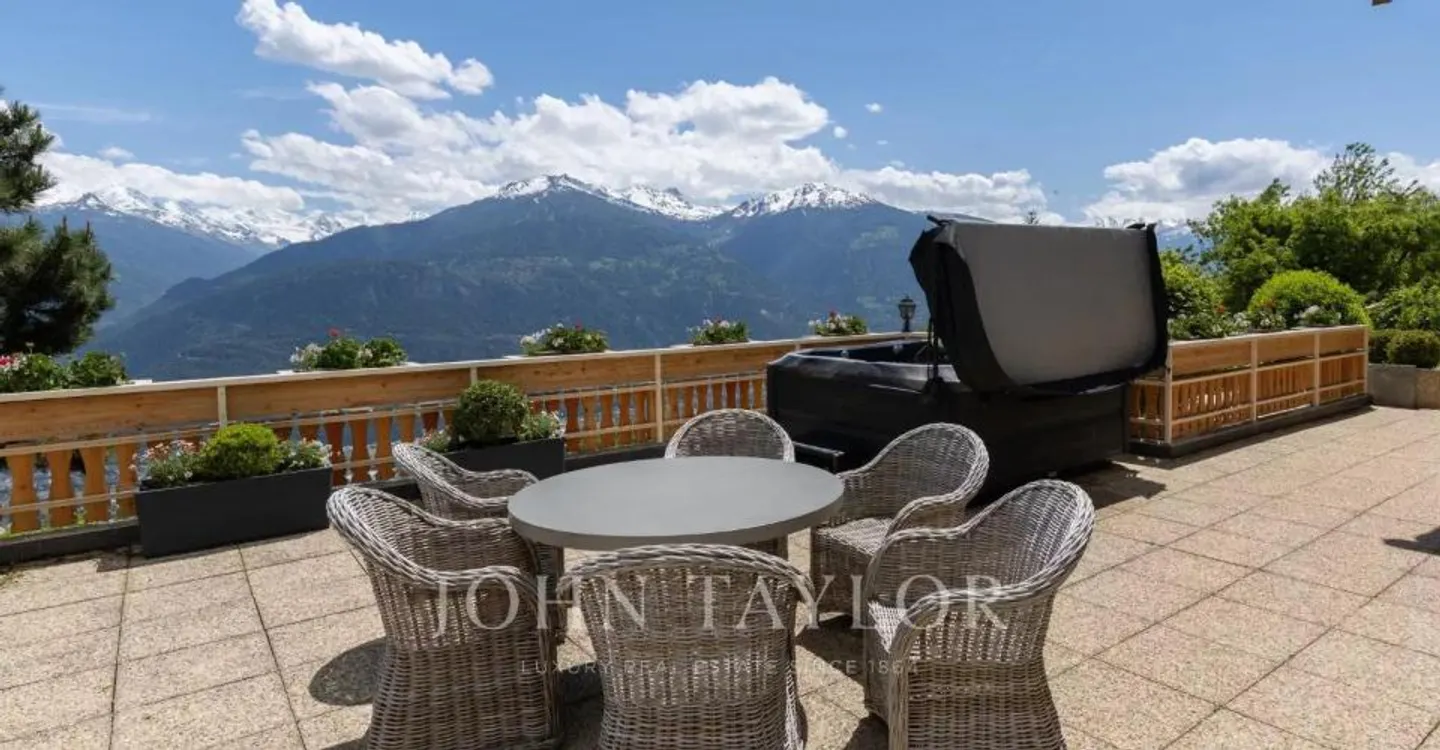 Chalet mit Schwimmbad zu vermieten? Crans-Montana - Foto 10 von 10