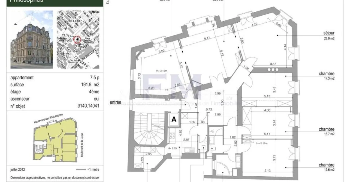 Boulevard dei Filosofi - 7,5 stanze di circa 192 m² al 4° piano - Foto 3 di 3