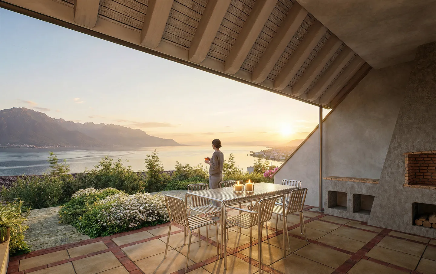 Villa Éblouissante avec Vue sur le Lac - Photo 1 sur 21