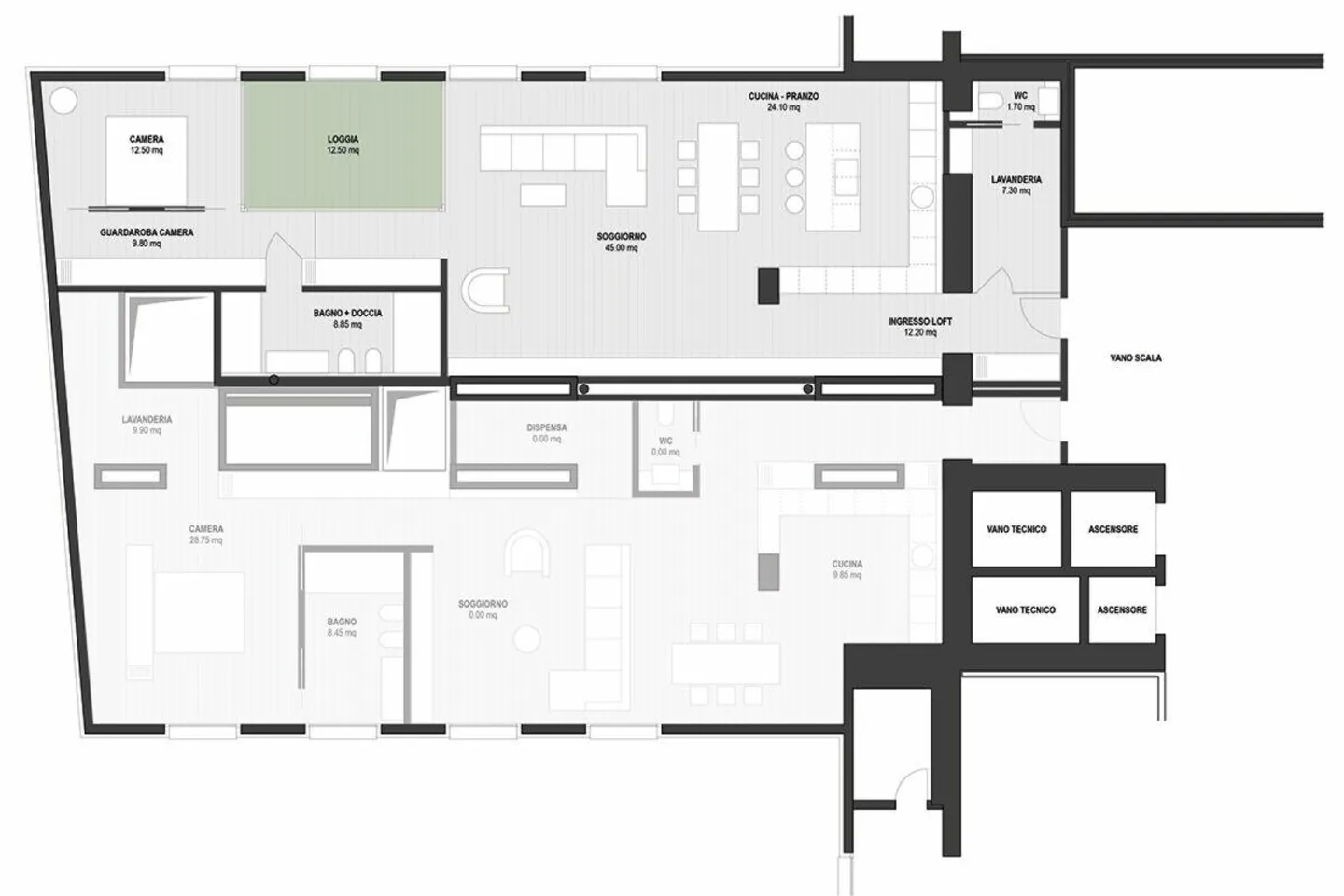 Loft esclusivo nel cuore di Bellinzona - Foto 4 di 4