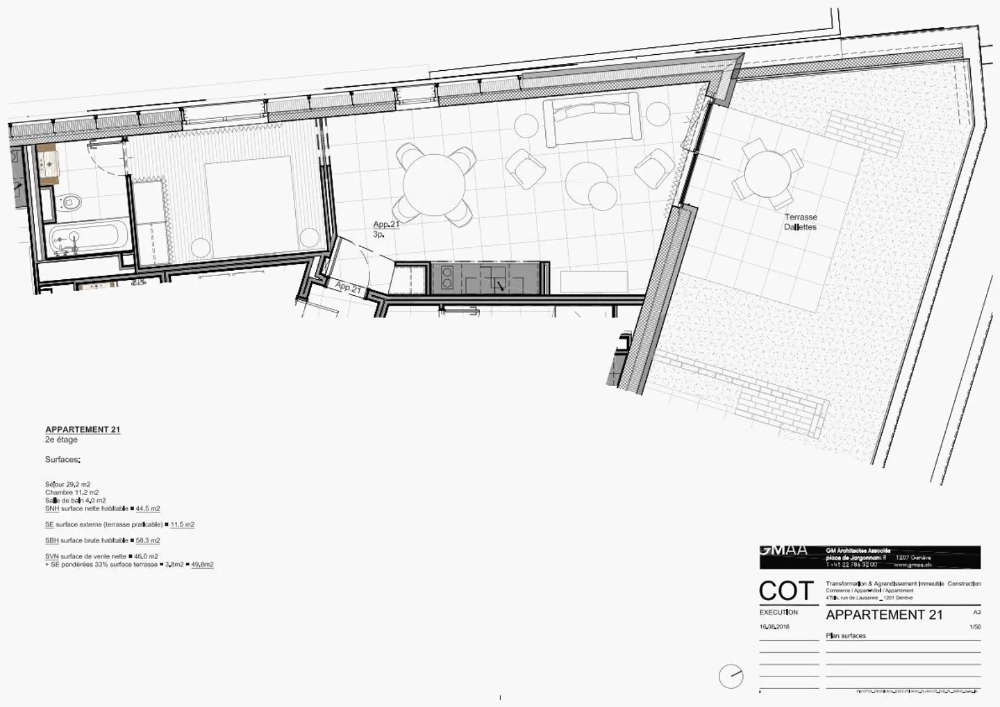 Studios Élégants à Genève - Photo 6 sur 10