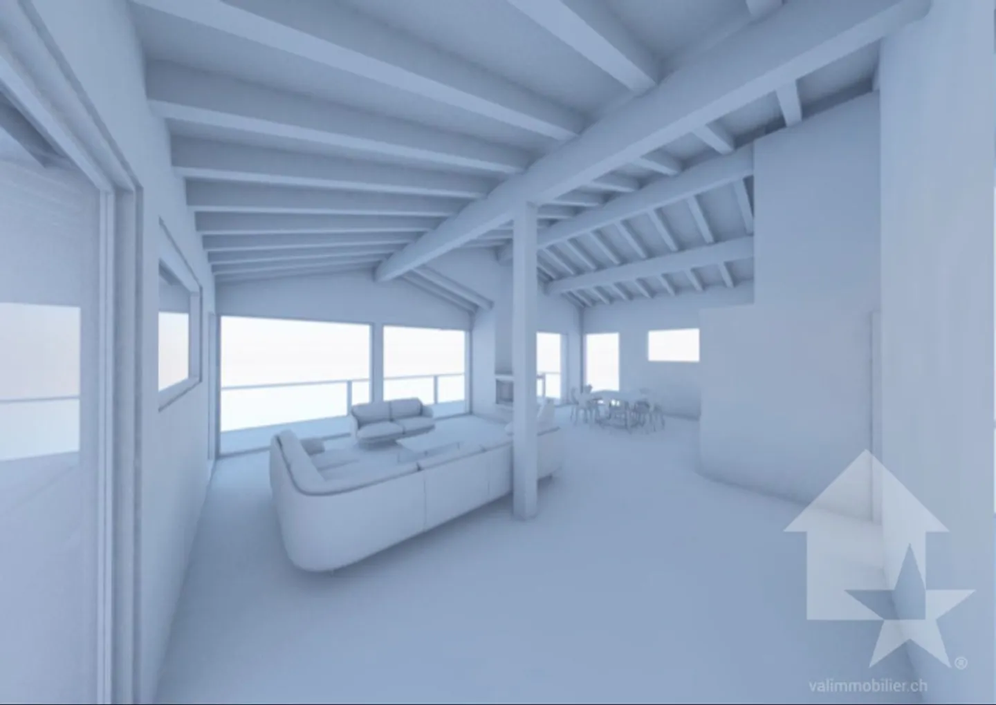 In costruzione, chalet tradizionale, zona tranquilla, vista panoramica - Foto 6 di 14