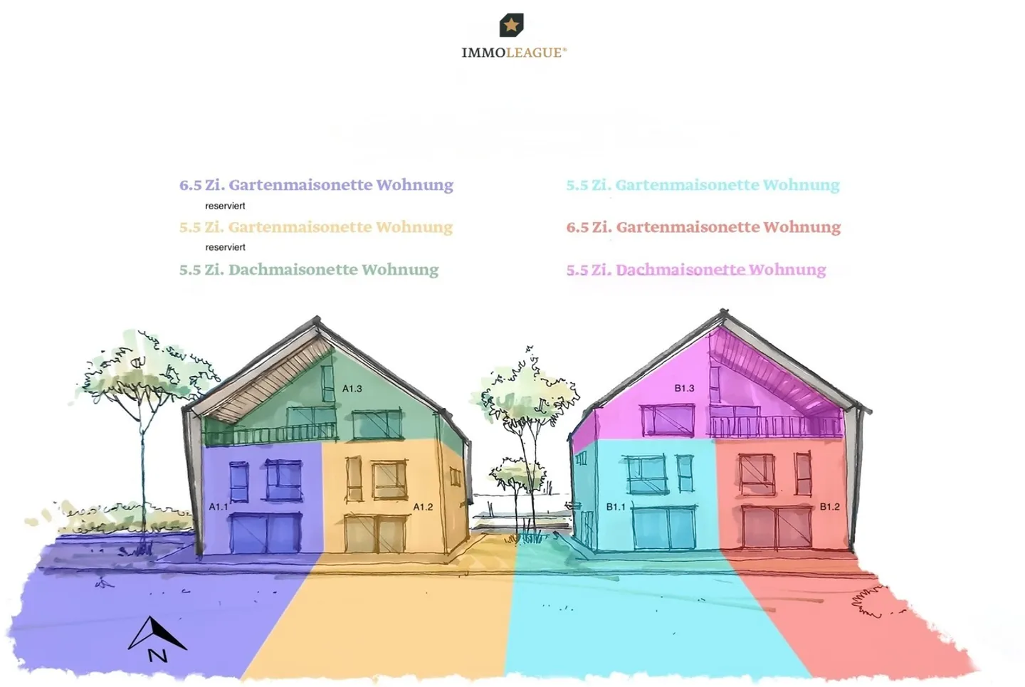 Nuovo appartamento attico vicino al pittoresco Reno A 1.3 - Foto 4 di 6
