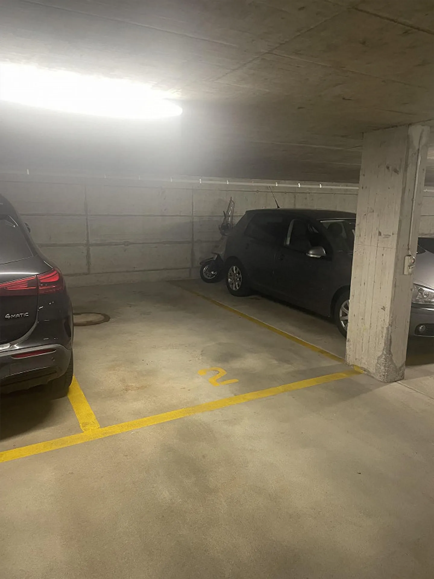 Posto auto sotterraneo a Zollikerberg (Rietholzstrasse) in affitto - Foto 1 di 3