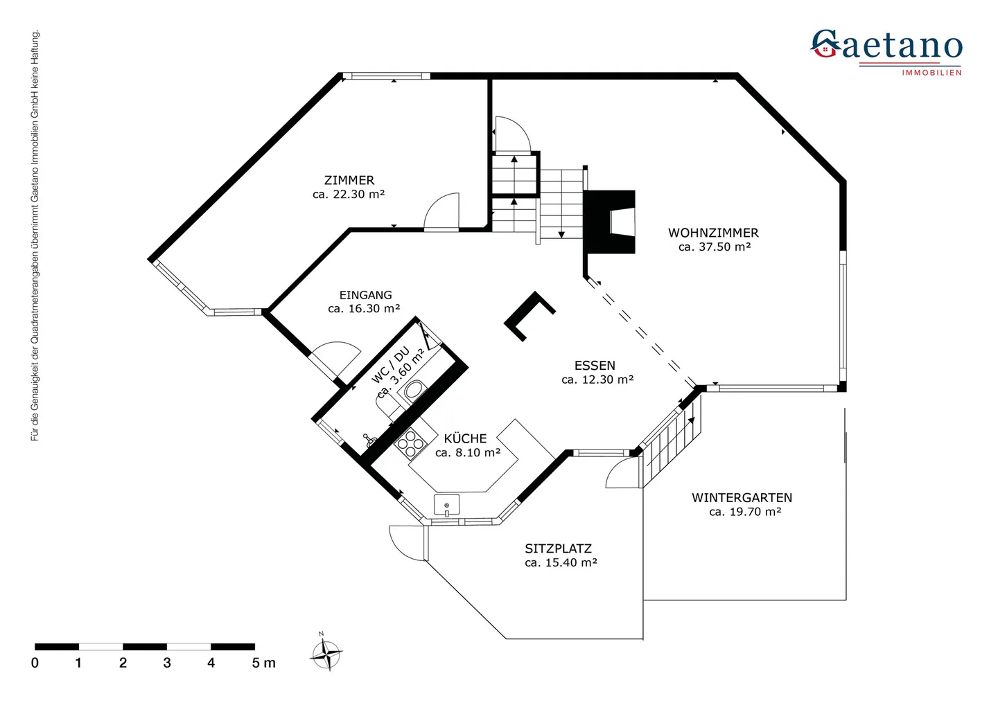Grosszügiges Einfamilienhaus mit Garten - Foto 23 von 24