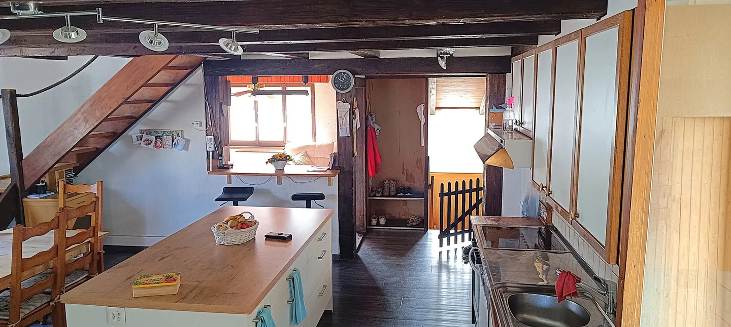 Haus mit 2 Wohnungen, Veranda, Garten, Garage: Renovierungen erforderlich - Photo 13 of 37