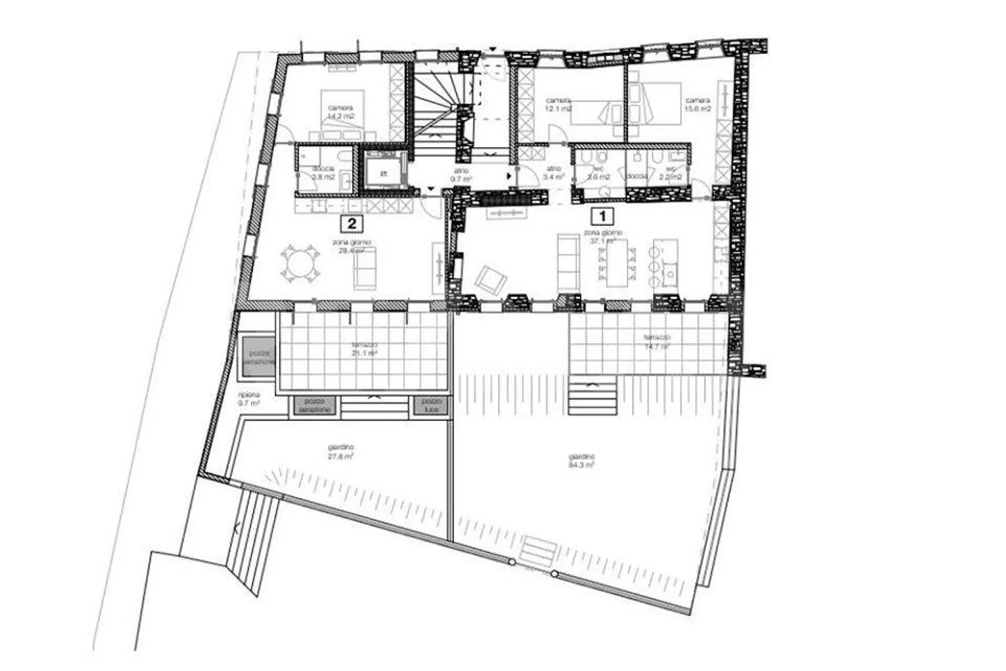 PURA: RENOVIERTES WOHNUNG IM HISTORISCHEN ZENTRUM - Foto 7 von 13