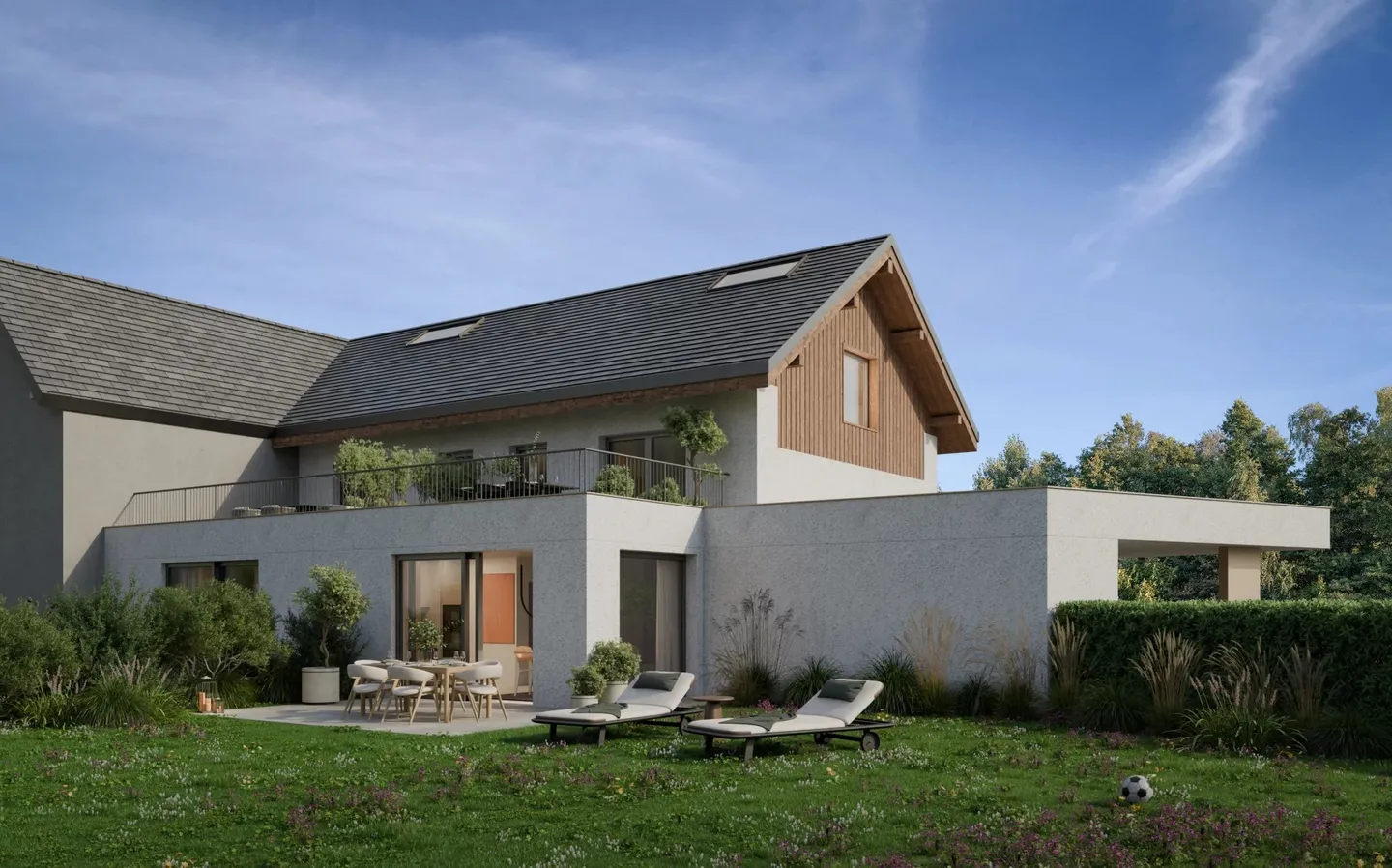 Maisons mitoyennes rénovées avec jardin privatif ? Chessel (VD) - Photo 1 sur 5