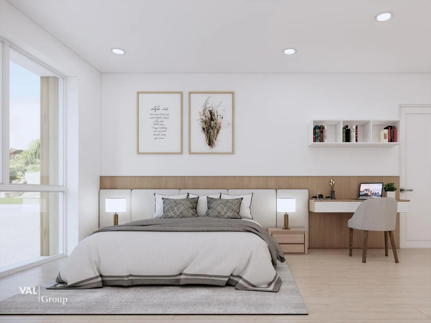 Spacieux appartement 3,5 pièces avec balcon - Un cadre paisible avec une belle vue - Photo 5 sur 9