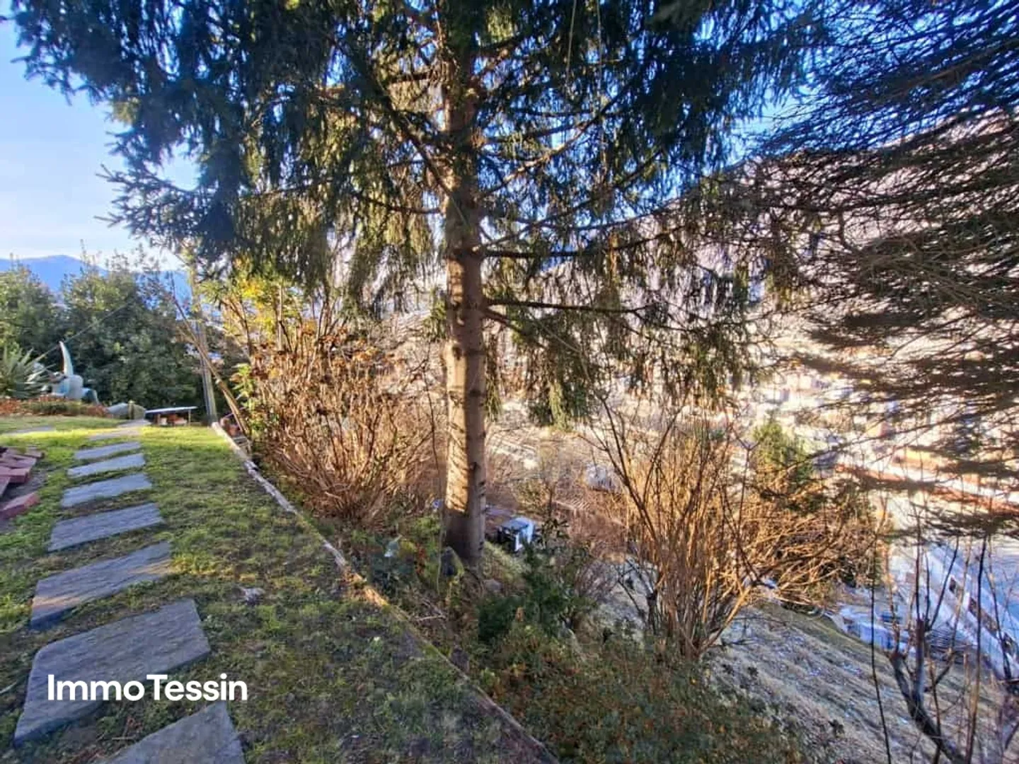 Villa with large building plot and unobstructed view of the three castles of Bellinzona to Lake Maggiore - Photo 6 of 13