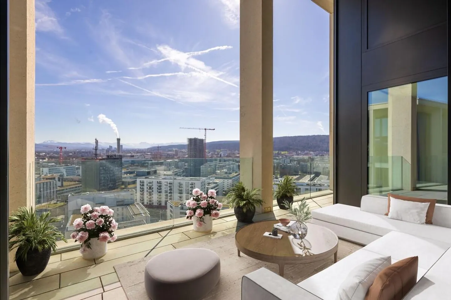 Zürich : Duplex-Penthouse exclusif avec vue panoramique - Photo 2 sur 5