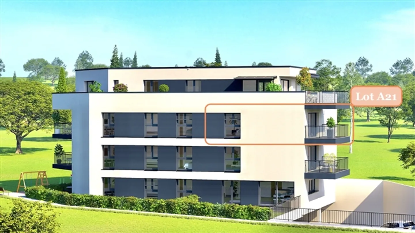 Beautiful 4.5-room apartment with balcony in Attalens - Photo 1 of 9