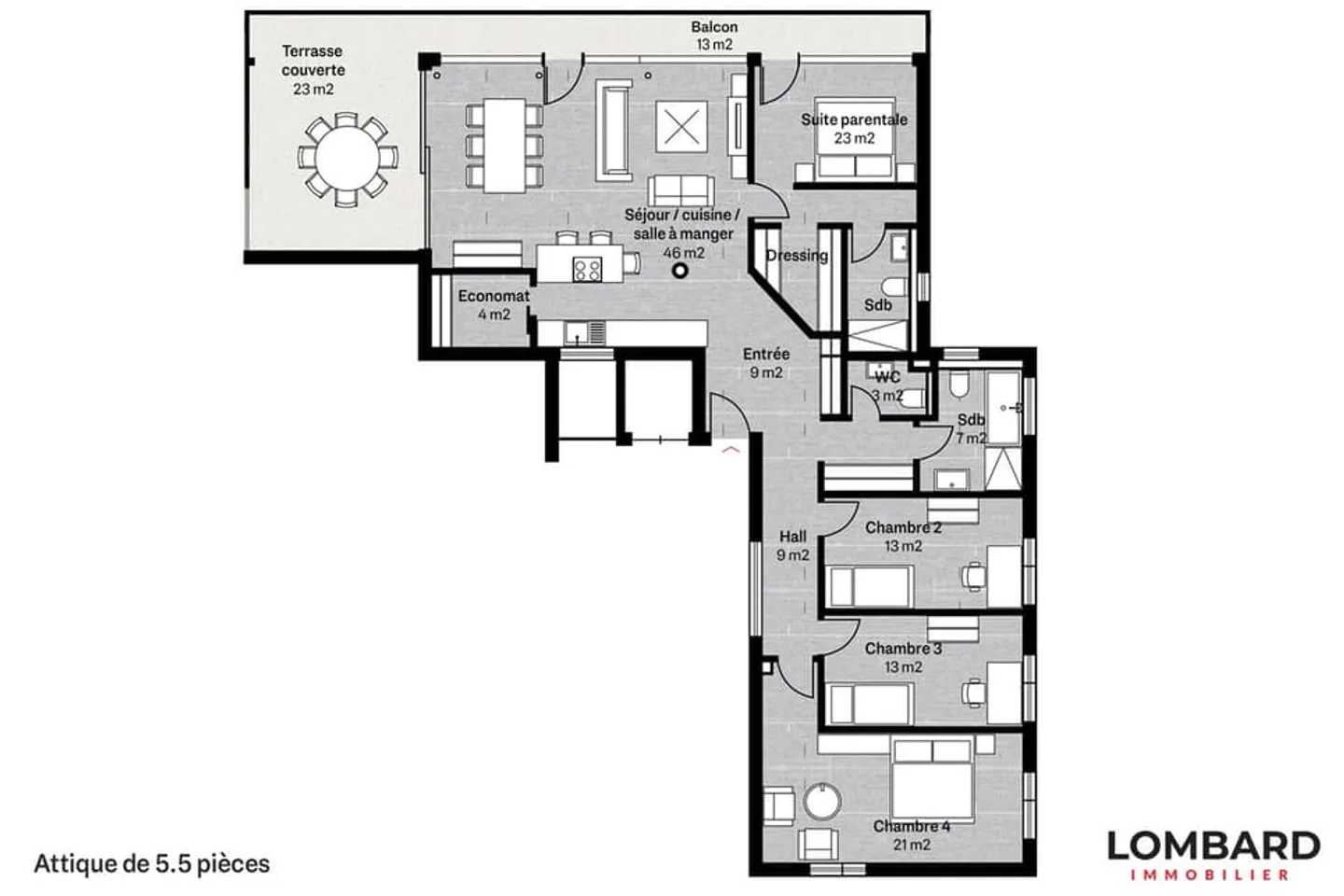 Magnifique attique avec vue panoramique sur le lac de Neuchâtel - Photo 11 of 11