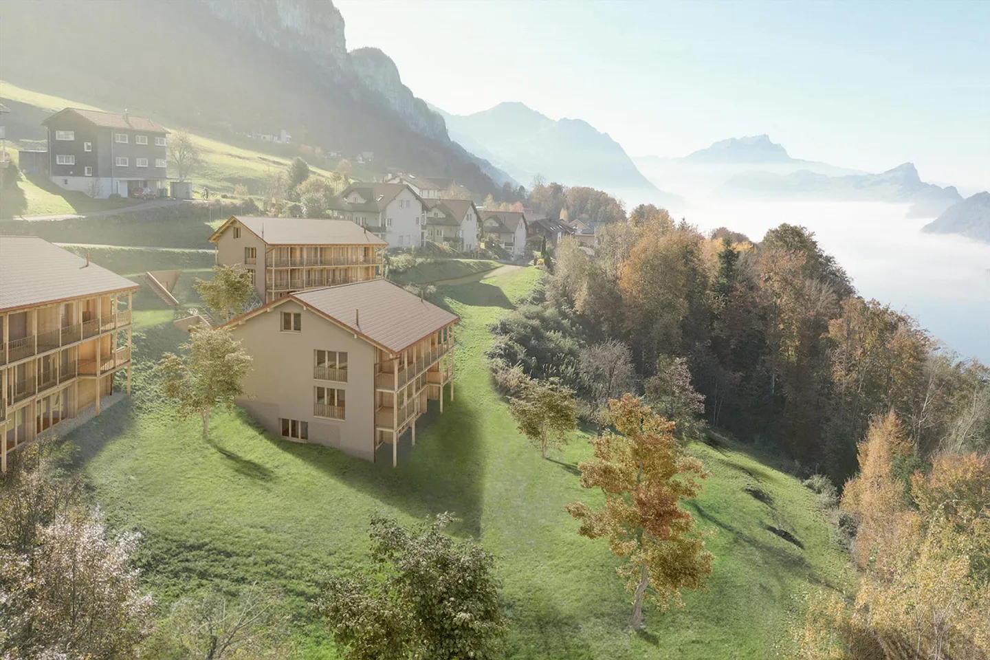 Nuovo appartamento giardino 3,5 stanze - Foto 3 di 11